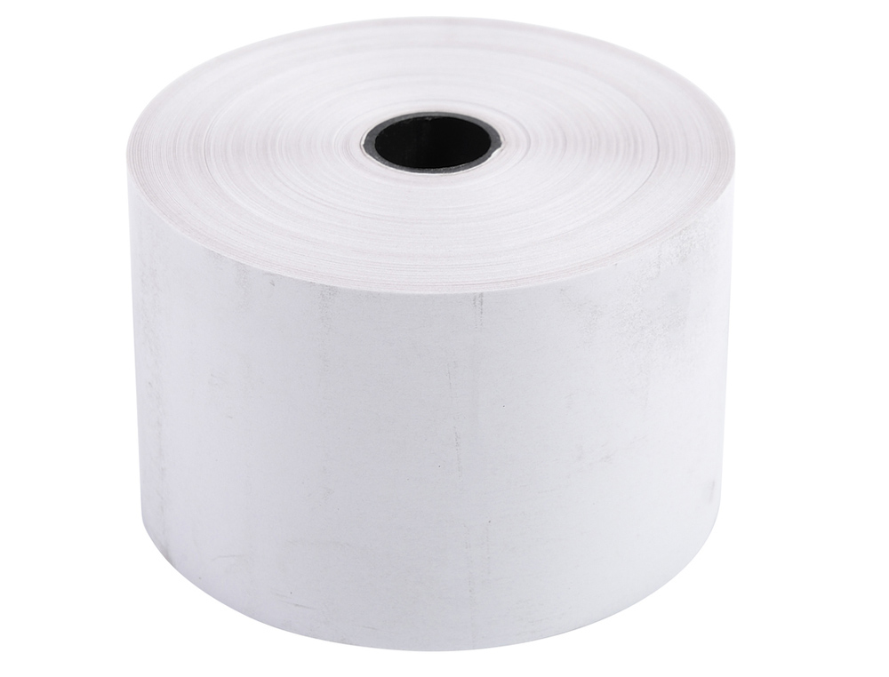 BOBINE THERMIQUE EXACOMPTA TICKETS DE CAISSE 1 PLI SANS BPA 44X70MM MANDRIN 12MM MÉTRAGE 60M LOT 10 ROULEAUX