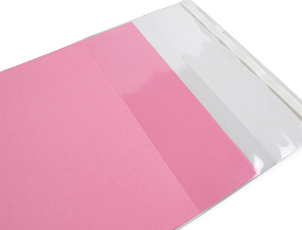 COUVRE-LIVRES LIDERPAPEL N30 PVC TRANSPARENT 13/100E 296X530MM AVEC RABAT ADHSIF ADAPTABLE
