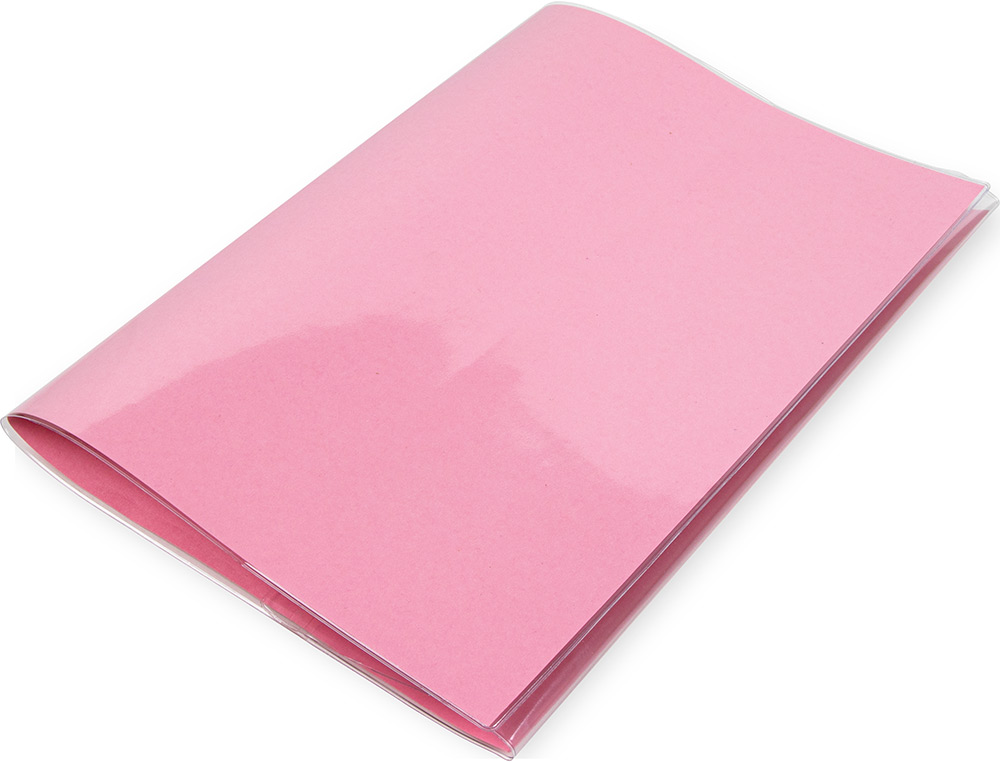COUVRE-LIVRES LIDERPAPEL N30 PVC TRANSPARENT 13/100E 296X530MM AVEC RABAT ADHSIF ADAPTABLE