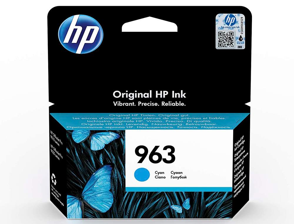 CARTOUCHE HP JET ENCRE 963 OFFICEJET PRO 9010 - 9020 /   9022 / 9023 / 9025 700 PAGES  CYAN