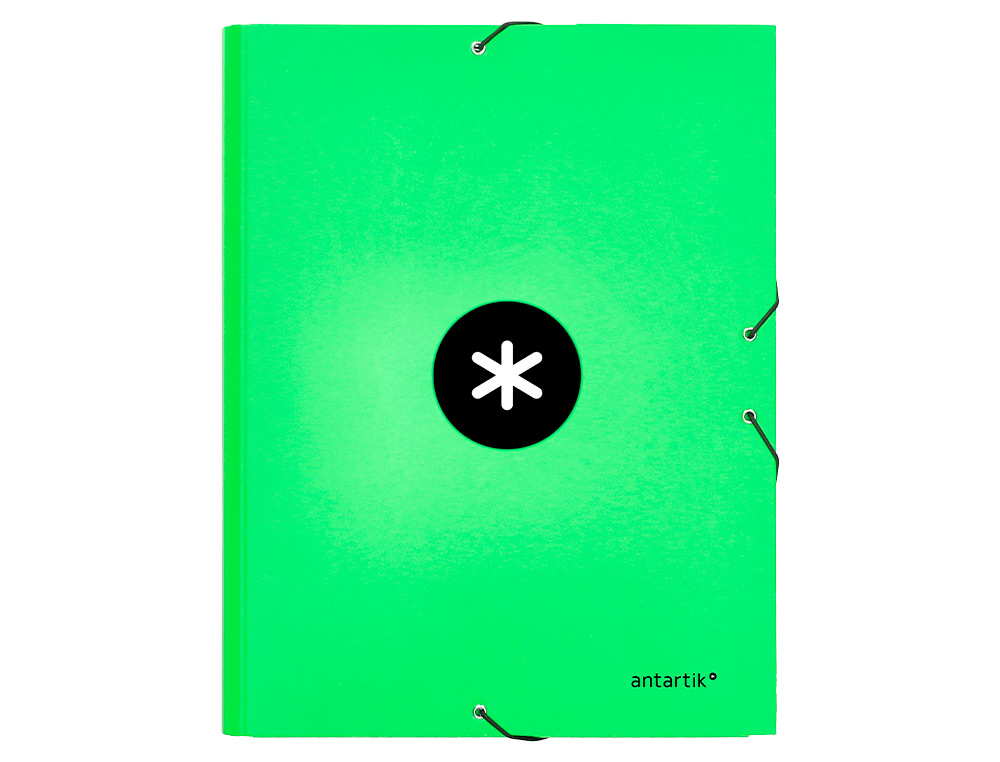 CHEMISE ANTARTIK CARTON REMBORDE A4+ 3 RABATS         ELASTIQUE COLORIS VERT