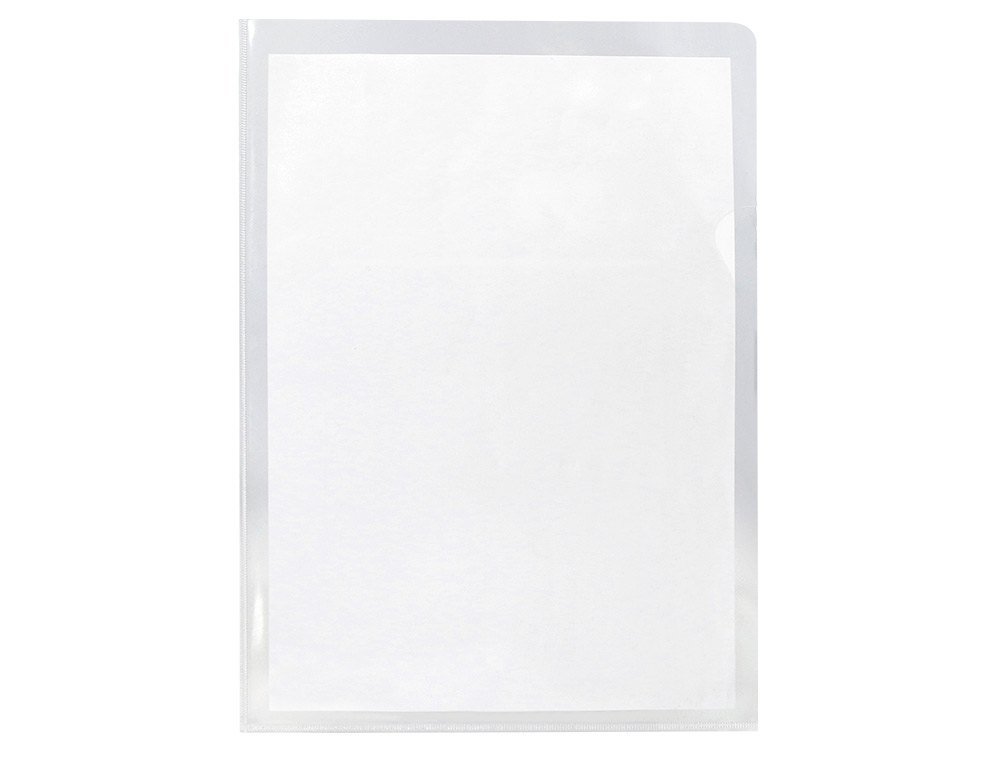 CHEMISE AVEC ONGLET Q-CONNECT 180MC COLORIS TRANSPARENT