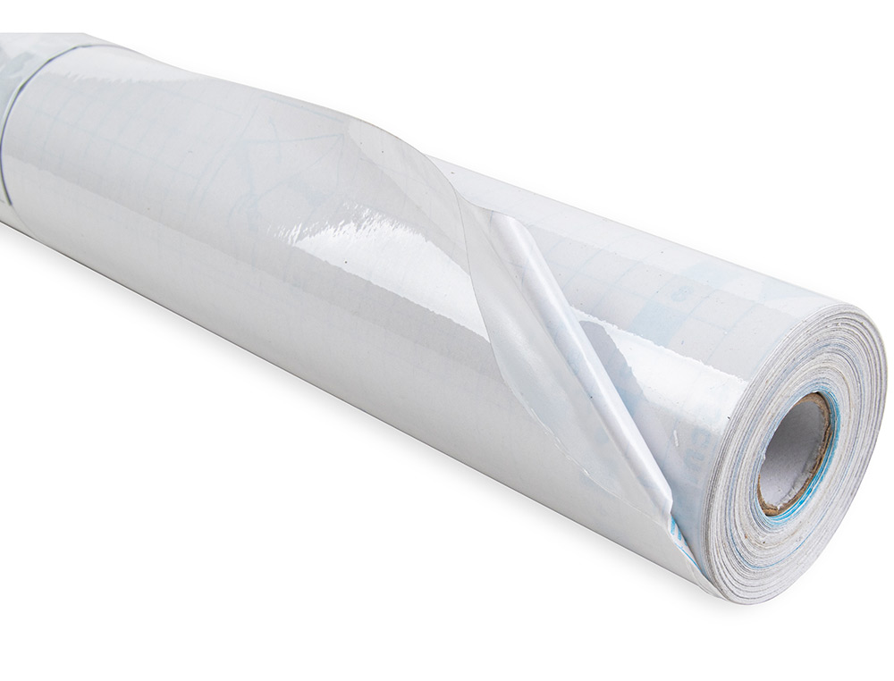 COUVRE-LIVRES LIDERPAPEL ADHÉSIF REPOSITIONNABLE 0.5X20M ROULEAU PLASTIQUE