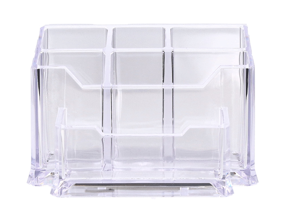 ORGANISATEUR BUREAU 15 PICES 154X105X10MM COLORIS TRANSPARENT