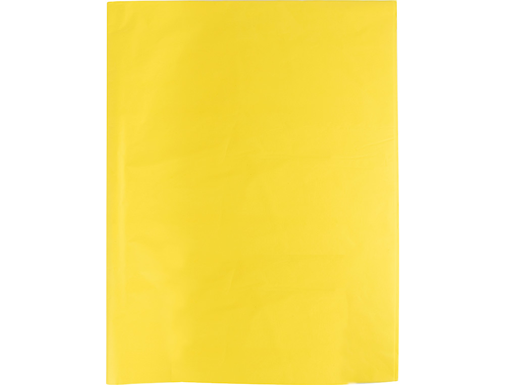 PAPIER DE SOIE LIDERPAPEL 52X76CM 18G/M2 UNICOLORE JAUNE SACHET 25F