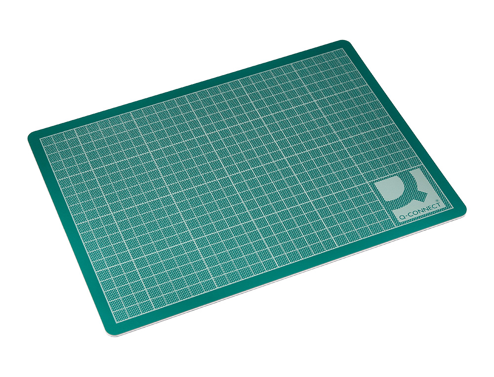PLAQUE COUPE Q-CONNECT PVC PAISSEUR 3MM 600X900MM A1 COLORIS VERT