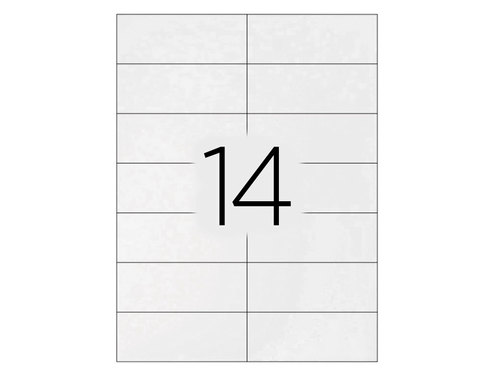 TIQUETTE ADHSIVE Q-CONNECT 105X42.3MM COINS DROITS IMPRIMANTE JET D'ENCRE LASER COPIEUR BOTE 100 FEUILLES 1400 UNITS