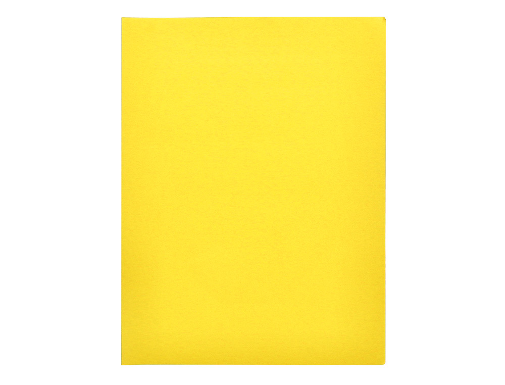 SOUS-CHEMISE LIDERPAPEL PAPIER CARTONN 180G 310X230MM DOCUMENT A4 210X297MM COLORIS PASTEL JAUNE INTENSE