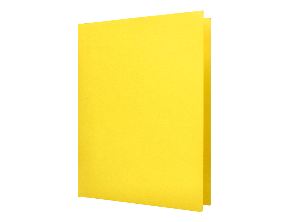 SOUS-CHEMISE LIDERPAPEL PAPIER CARTONN 180G 310X230MM DOCUMENT A4 210X297MM COLORIS PASTEL JAUNE INTENSE