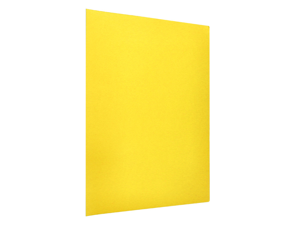SOUS-CHEMISE LIDERPAPEL PAPIER CARTONN 180G 310X230MM DOCUMENT A4 210X297MM COLORIS PASTEL JAUNE INTENSE