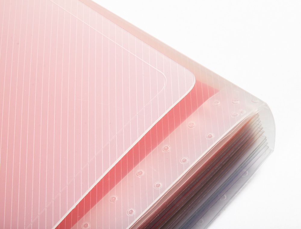 TRIEUR LIDERPAPEL SRIE SPECTRAFILE PP 700 MICRONS A4 210X297MM 13 COMPARTIMENTS COULEUR COLORIS FROSTY TRANSPARENT