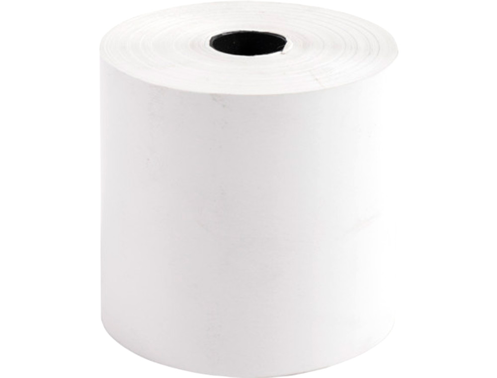 BOBINE THERMIQUE Q-CONNECT 80MM LARGEUR X 80MM DIAMETRE  55GR SANS BISPHENOL A