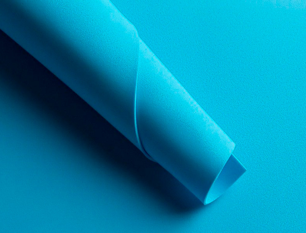 PLAQUE MOUSSE LIDERPAPEL 50X70CM 60G/M2 PAISSEUR 1.5MM UNICOLORE BLEU