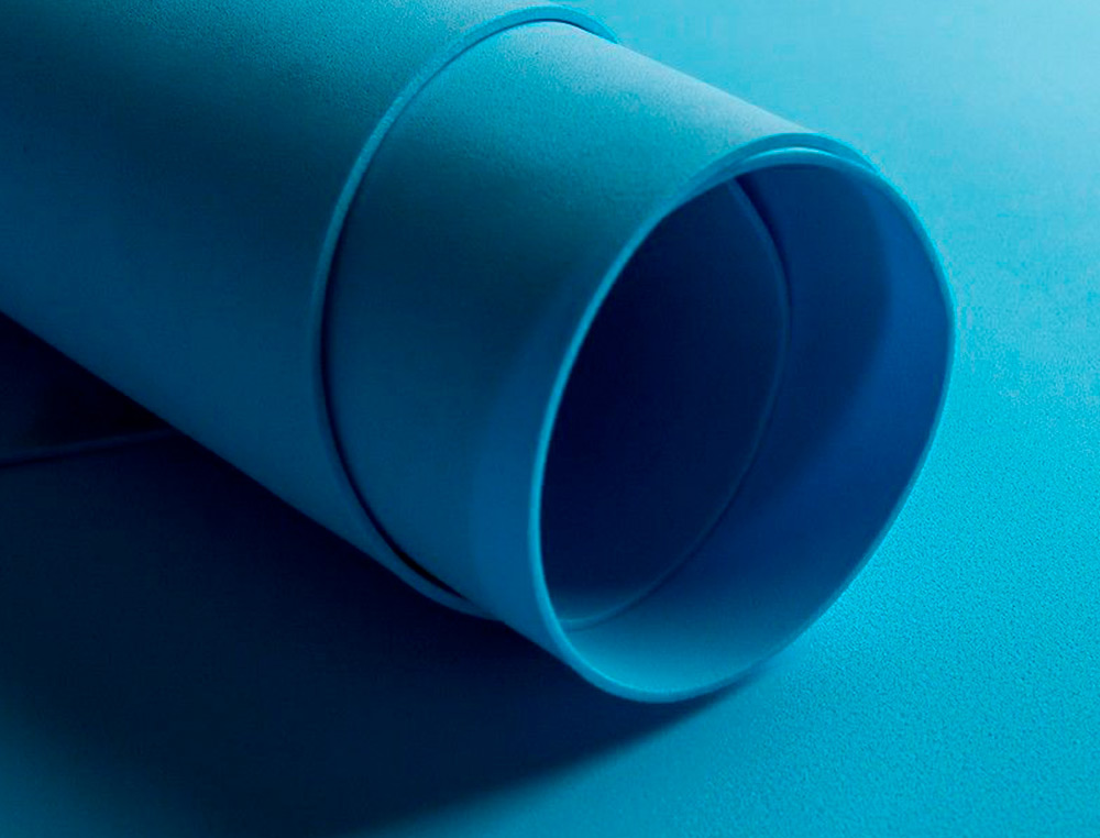 PLAQUE MOUSSE LIDERPAPEL 50X70CM 60G/M2 PAISSEUR 1.5MM UNICOLORE BLEU