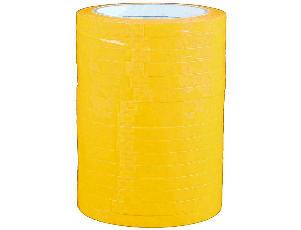 RUBAN ADHSIF Q-CONNECT SCELLEUSE SAC 9MMX66M COLORIS JAUNE