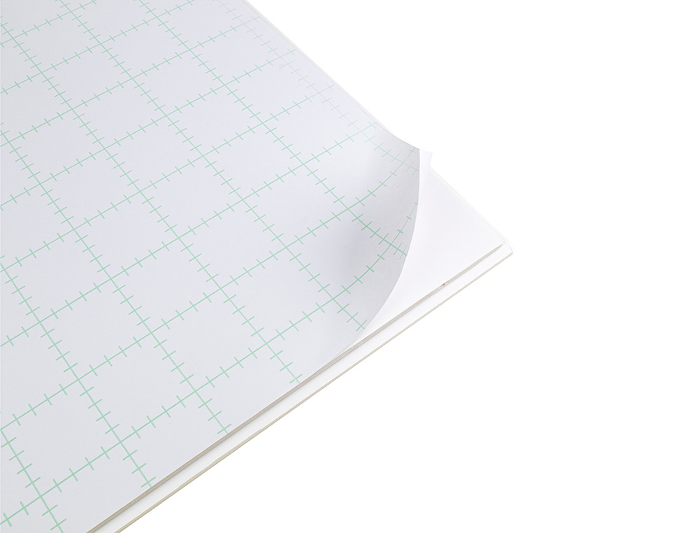 CARTON ENTRECOLLE LIDERPAPEL ADHESIF 70X100CM EPAISSEUR 5MMUNICOLORE BLANC