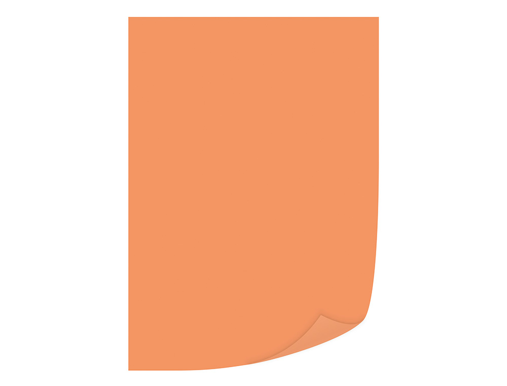 PAPIER COULEUR Q-CONNECT MULTIFONCTION A4 80G/M2 UNICOLORE ORANGE NÉON RAMETTE 500 FEUILLES