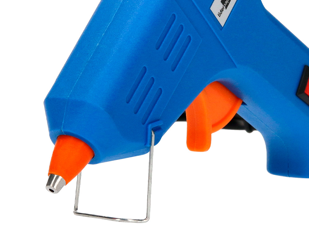 PISTOLET COLLE LIDERPAPEL PUISSANCE 25W INCLUS 2 BTONS COLLE 7MMX100MM