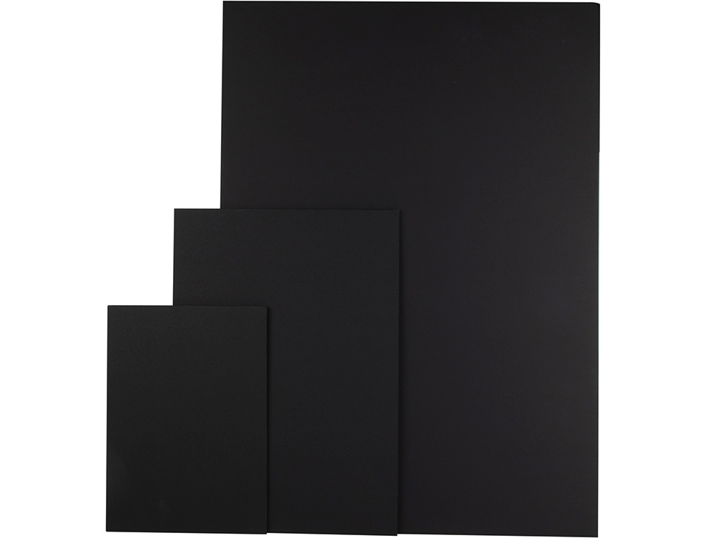 CARTON ENTRECOLLE LIDERPAPEL A3 EPAISSEUR 5MM UNICOLORE    NOIR