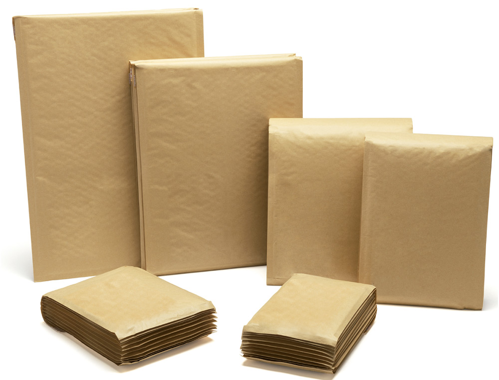 POCHETTE BULLES D'AIR Q-CONNECT 270X360MM 82G KRAFT MATELASSE RABAT DROIT AUTO-ADHESIVE SANS FENETRE LOT 50 UNITES