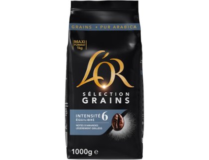 CAFE GRAINS L'OR 1KG          100% ARABICA INTENSITE 6